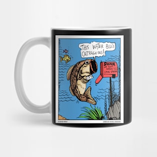 Fish Outrageous Water Bill Funny Fishing Novelty Gift Mug